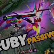 RUBY PASSIVE IS RUBY GAMEPLAY RUBY BEST BUILD 2025 Ruby Ikanji MLBB