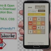 2048 Game Open Source Code Demo