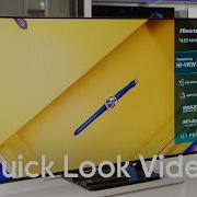 HISENSE U7Q PRO 55 дюймовый мини LED 4K 165 Гц Smart AI TV с Freely Краткий обзор