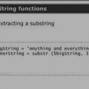 Perl Tutorials Part 46 Extracting A Substring