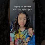 Doctor Reacts Sneezing With Eyes Open