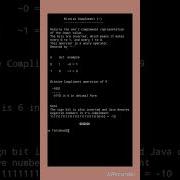One Minute Java Java Operator Bitwise Complement Programming Coding Tutorial Javabasics