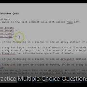 JAVA Lesson 90 APCSA ArrayList Practice Multiple Choice Questions
