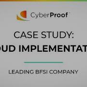 Cloud Implementation With Leading BFSI Company Case Study