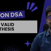 DSA In Python Course Valid Parentheses Stack Based Approach Leetcode 20 Part 88 Hindi