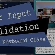 Java Keyboard Class For User Input Validation