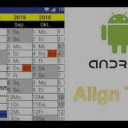 Android Align Table Center Programmatically