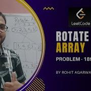 Rotate Array Leetcode 189 Python Hindi