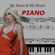 My Head My Heart Ava Max Piano Sheets Piano Score Ava Max Tutorial My Head My Heart