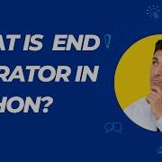 What Is End Parameter In Python