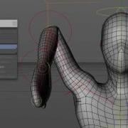 C4D Sculpting A Pose Morph Using The Sculpting Tools