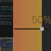 ASMR Programming Range Slider With Text Using Html CSS And Javascript No Talking