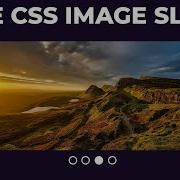 Pure CSS Image Slider Using Only HTML CSS