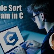 Bubble Sort Program In C C Programming Tutorial For Beginners