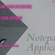 Mini Notepad App Using C Windows Form Application And Local Database