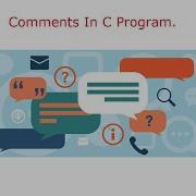 Comments In C Programming Language