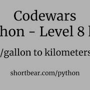 Codewars Python Miles Per Gallon To Kilometers Per Liter