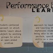 Performance Based Learning