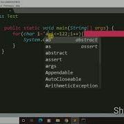 How To Print A To Z By Using ASCII Value In Java Programming Shyam Sundar