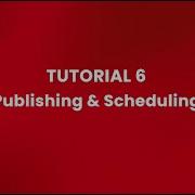 Reddie Portal Tutorial 6 Publishing And Scheduling