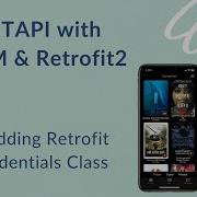 REST API With MVVM And Retrofit2 3 Credentials Class Adding Retrofit2