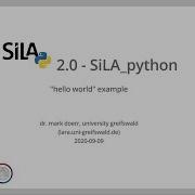 2 SiLA2 Python Hello World Tutorial