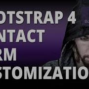 Bootstrap 4 Contact Form Customization