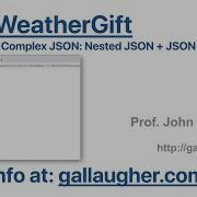 Ch 6 14 Dealing With Complex JSON Nested JSON And JSON Arrays OpenWeather Updated