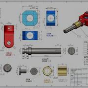 Упражнение по универсальному шарниру в Solidworks