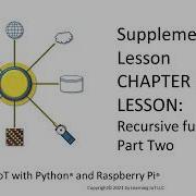 Learning IoT Recursive Functions In Python Lesson Part Two