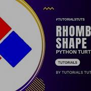 Drawing Rhombus Shapes Using Python Turtle Tutorials Tuts Geometric Shapes