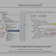 Find References To A Column In Oracle Database Code