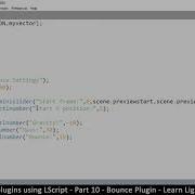 LScript Tutorial Part 10 Bouncing Ball How To Make Plugins For Lightwave 3D