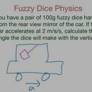 The Physics Of Fuzzy Dice Analyzing Forces Acceleration And Angles