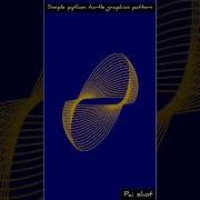 Simple Python Turtle Graphics Patterns Shorts