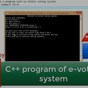 How To Make An Online Or Electronic Voting System Via C In Just 25 Minutes