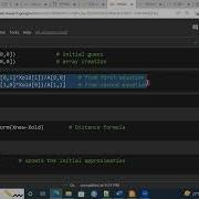 Jacobi Method For A 2x2 Linear System Python