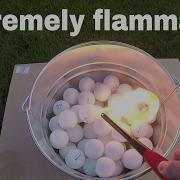 Why Are Ping Pong Balls So Flammable Lighting 100 Ping Pong Balls On Fire