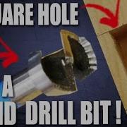 Make A SQUARE Hole With A ROUND Forstner Drill Bit