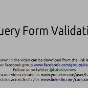 JQuery Validation Plugin
