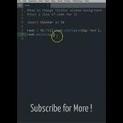 Change Background Of Tkinter Window In Seconds Shorts