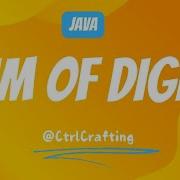 Java Tutorial Finding The Sum Of Digits