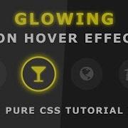 Pure CSS Glowing Icon Hover Effect Css3 Hover Effects CSS Glow Effect On Hover