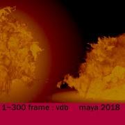 Maya Fx Fireball Vdb Ll Fumefx Ll Firebending