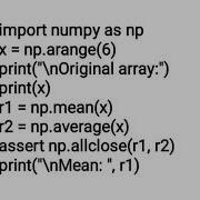 Ch 16 Compute The Mean Std Deviation Variance Of A Given Array In Python