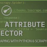 Scrapy CSS Selectors Selecting Elements By Attribute Value