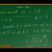 Symmetric Difference Of Sets Complement Of A Set
