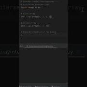 Numpy Intersection Of Two Array Numpy Python