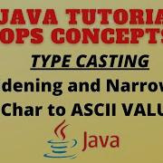 Java Type Casting Widening And Narrowing In Java Concert Char To Number ASCII Value In JAVA