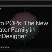 Intro To POPs The New Operator Family In TouchDesigner TouchDesigner Tutorial 171